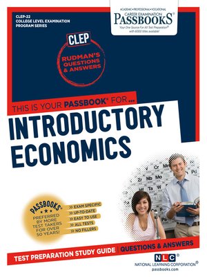 cover image of INTRODUCTORY ECONOMICS